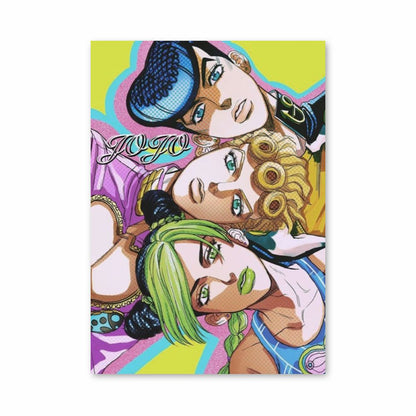 Poster Josuke x Giorno x Jolyne