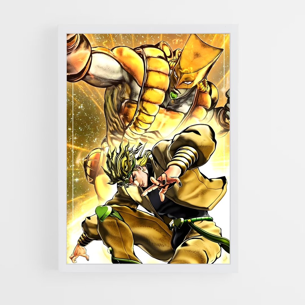 jojo-bizarre-adventure-23 cadre Blanc
