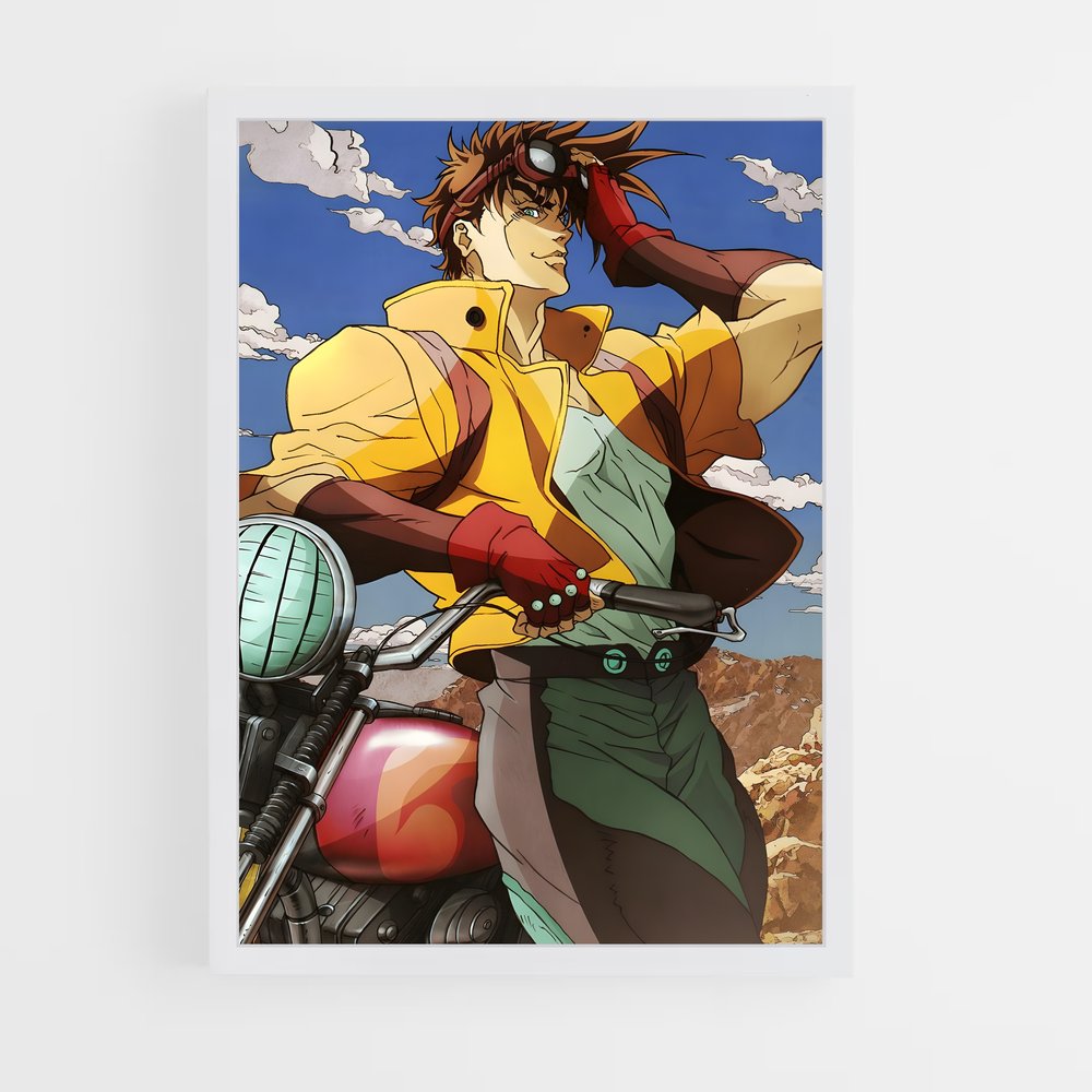 jojo-bizarre-adventure-3 cadre Blanc
