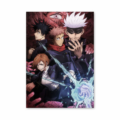 Poster della squadra Jujutsu Kaisen