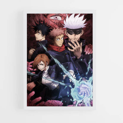 Poster della squadra Jujutsu Kaisen