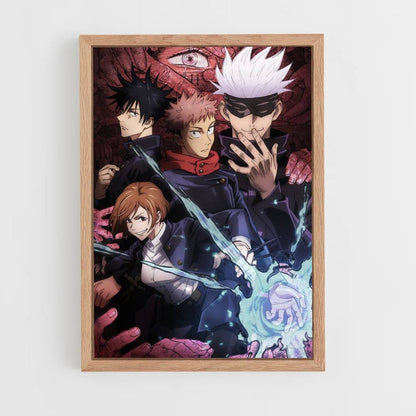 Poster della squadra Jujutsu Kaisen