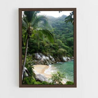 jungle-5 cadre Bois foncé