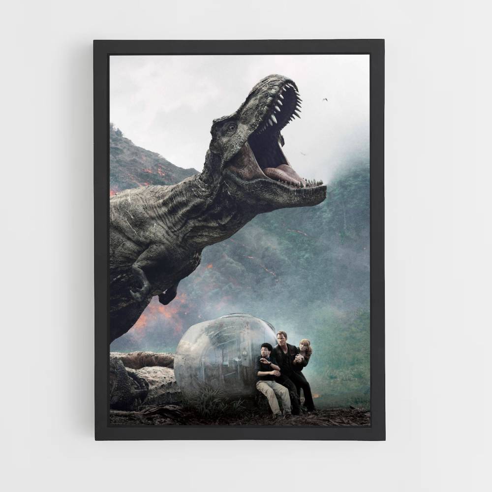 Poster Attacco T-Rex