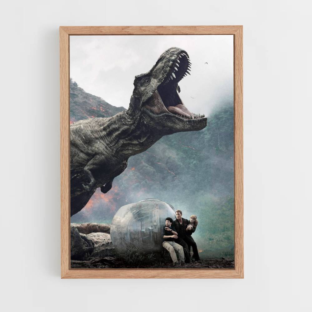 Poster Attacco T-Rex