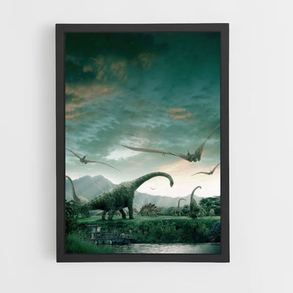 Poster Paesaggio di Jurassic Park