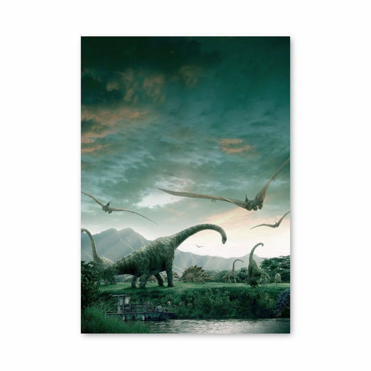 Poster Paesaggio di Jurassic Park