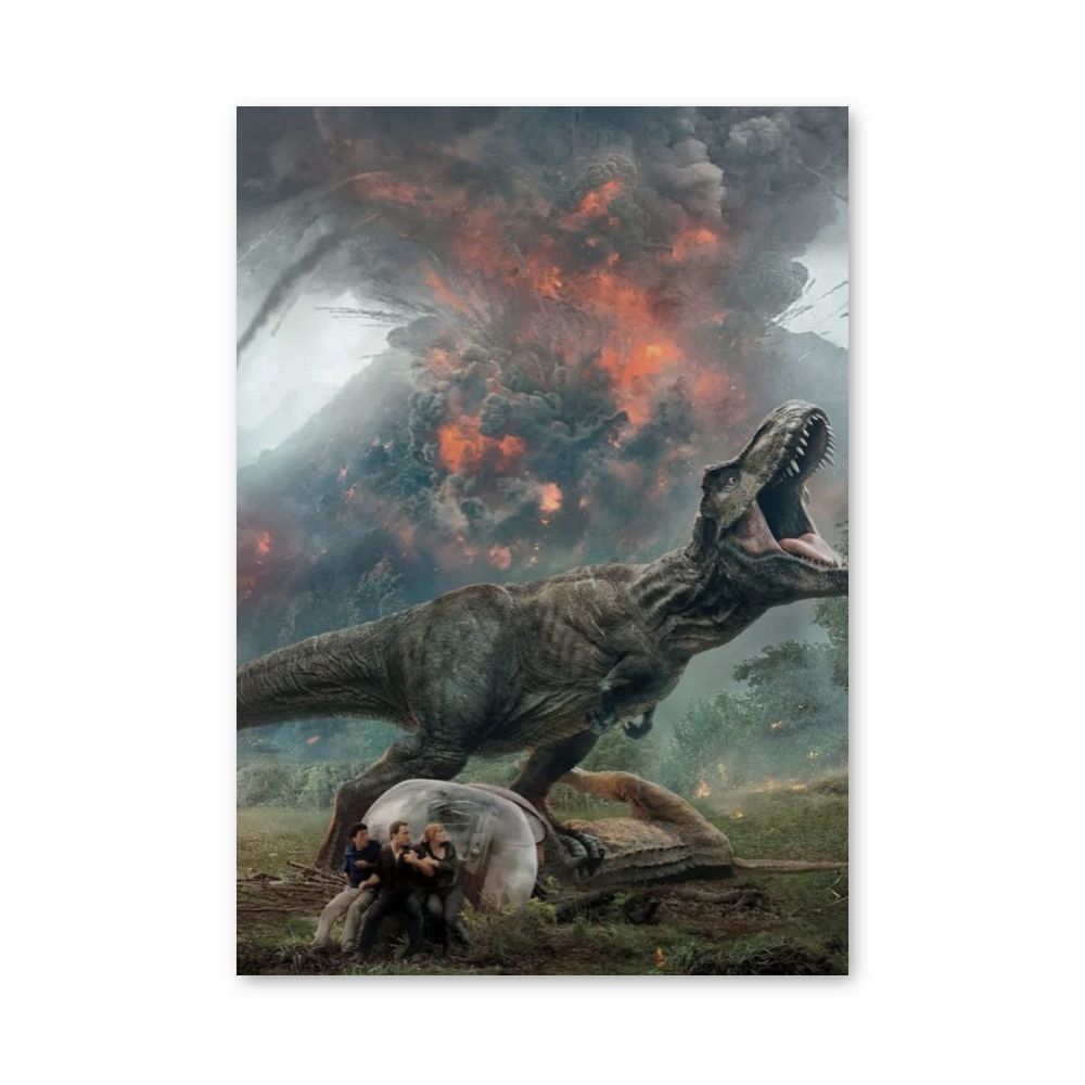 Poster Vulcano Jurassic Park