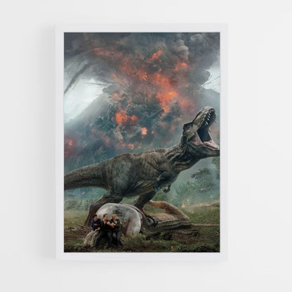 Poster Vulcano Jurassic Park