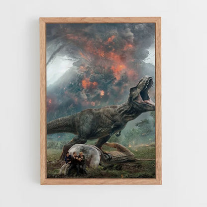 Poster Vulcano Jurassic Park