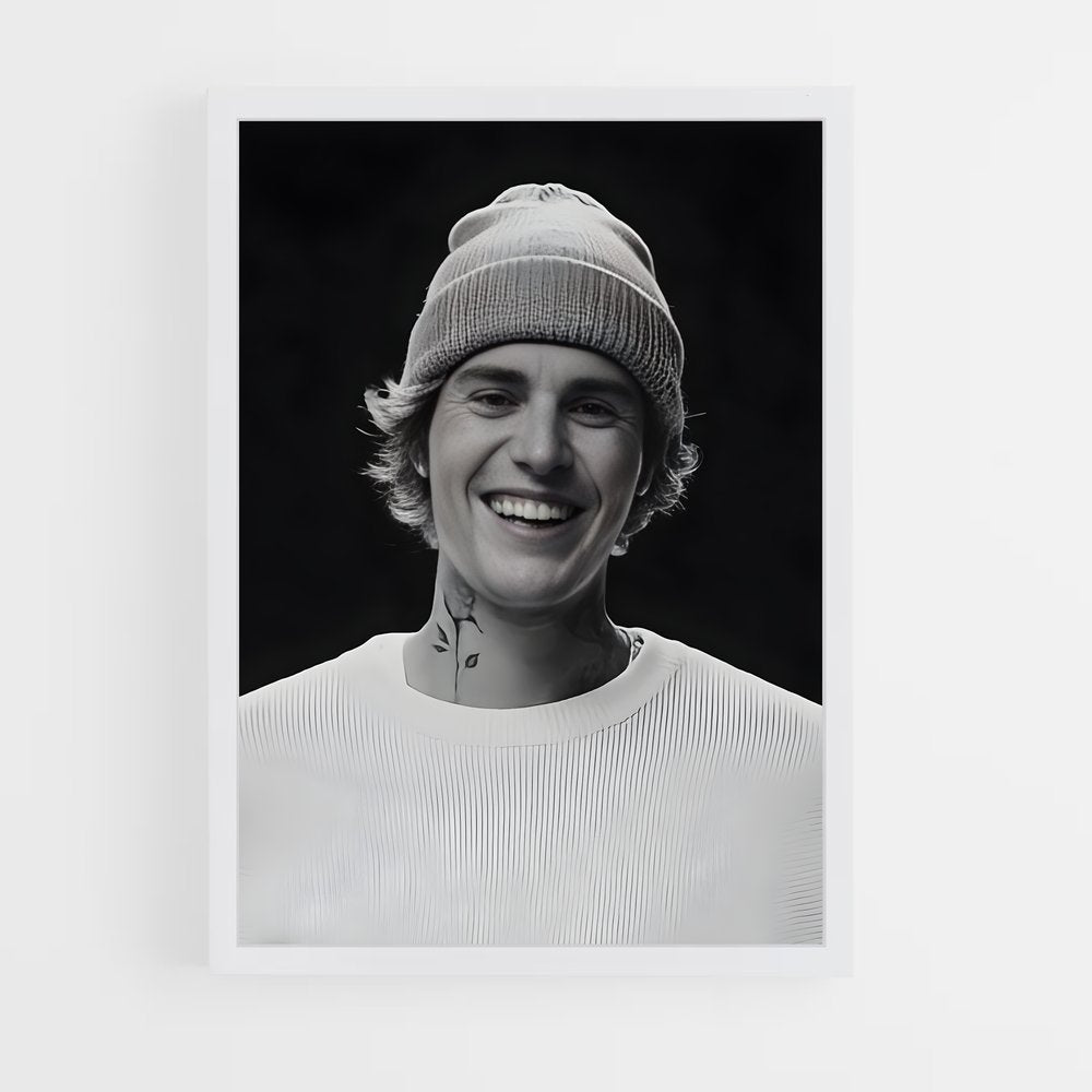 justin-bieber-2 cadre Blanc