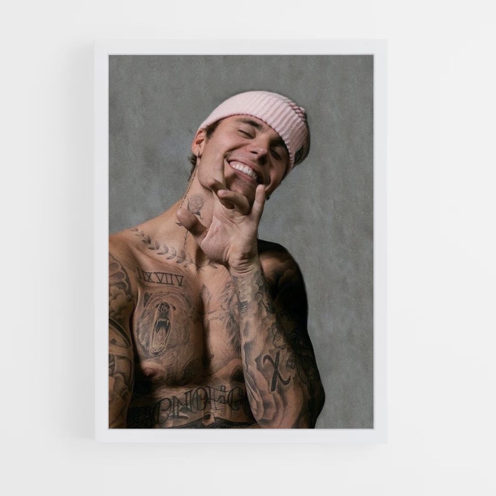 Poster Justin Bieber Sorriso