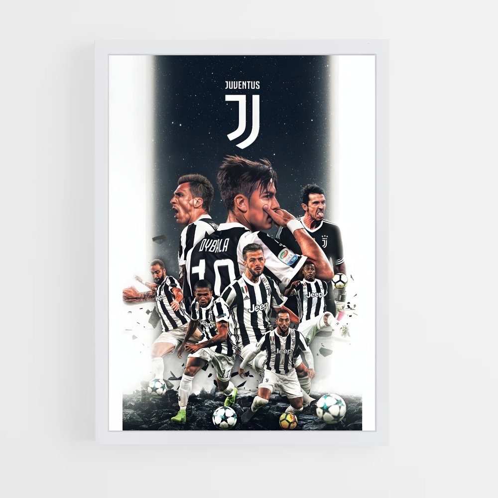 juventus-1 cadre Blanc