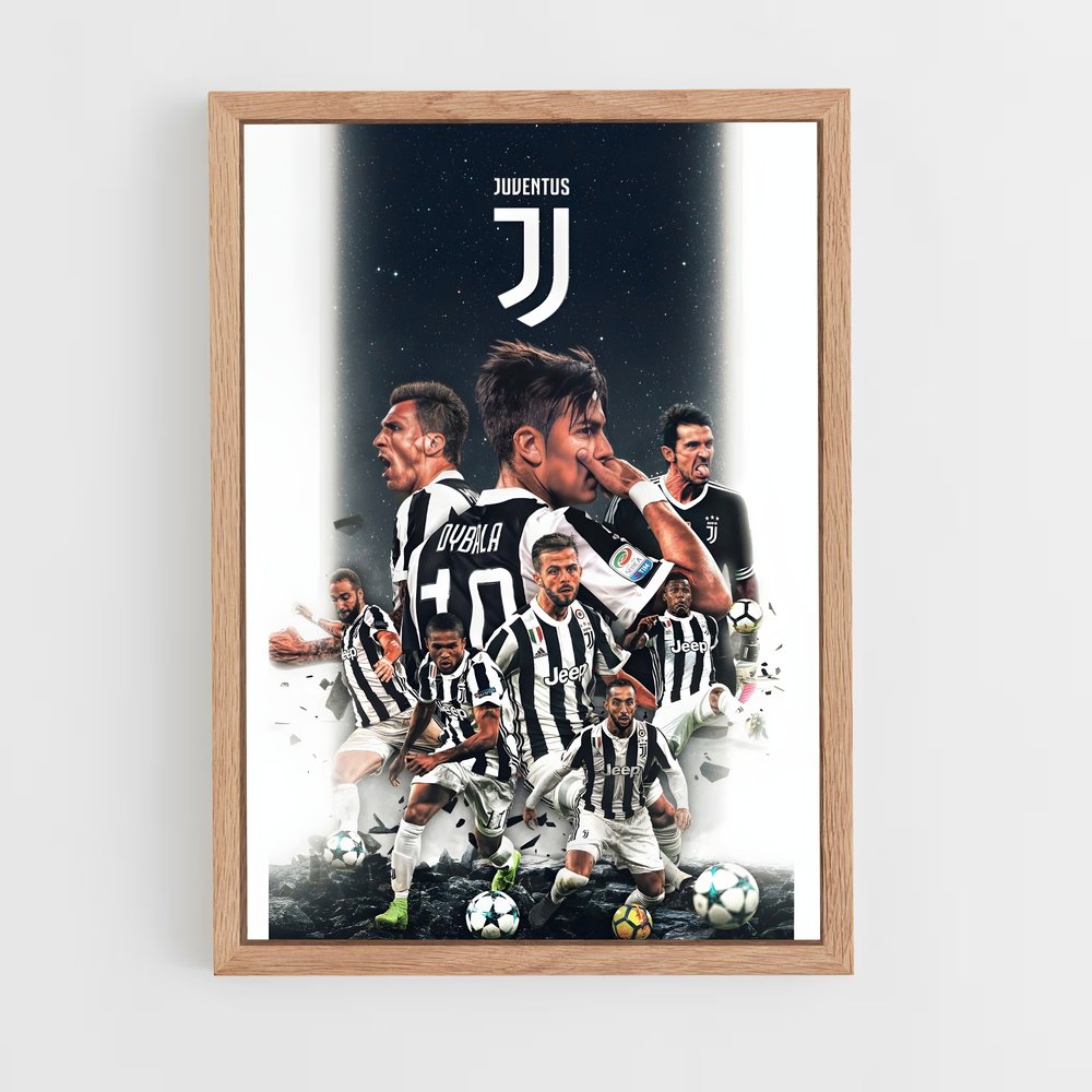 juventus-1 cadre Bois clair