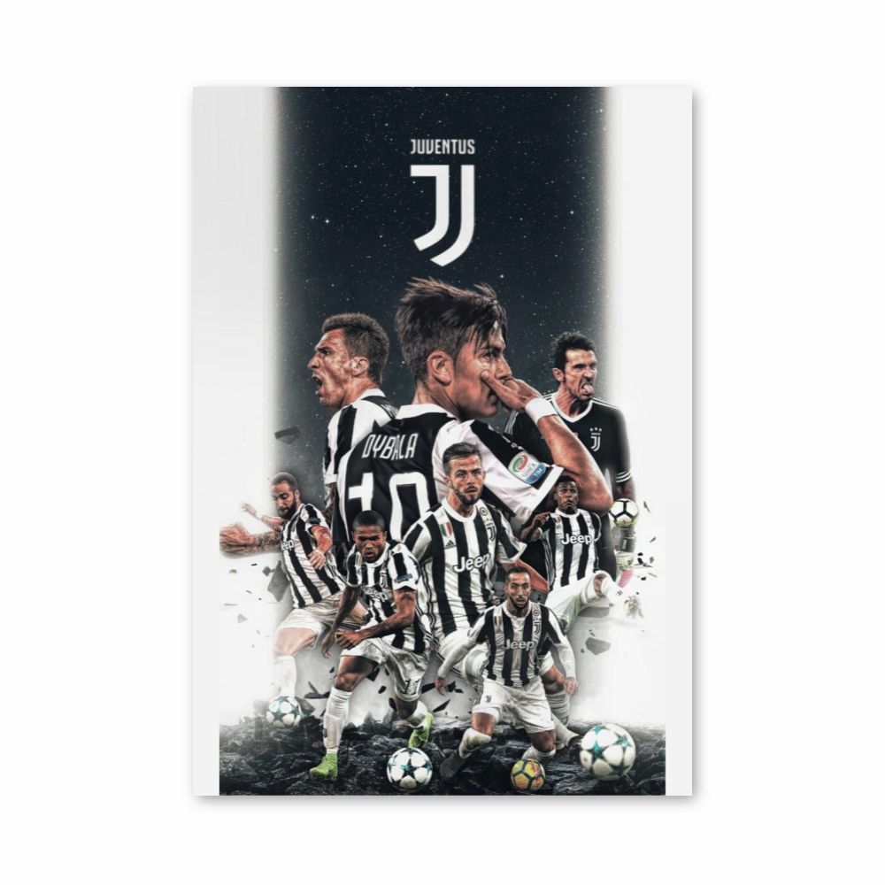 Locandina della squadra della Juventus