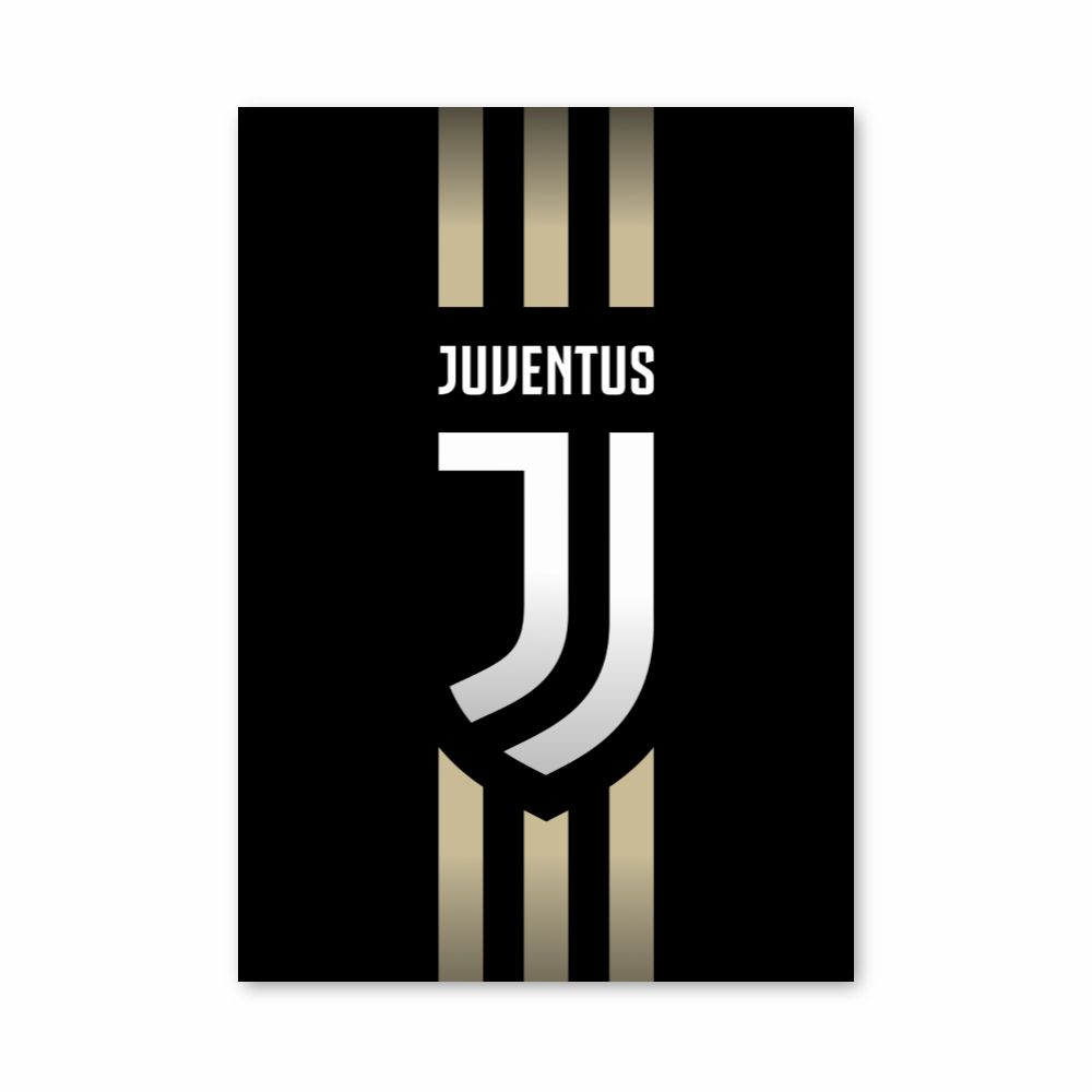 Locandina con logo della Juve