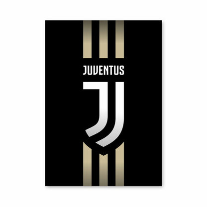 Locandina con logo della Juve