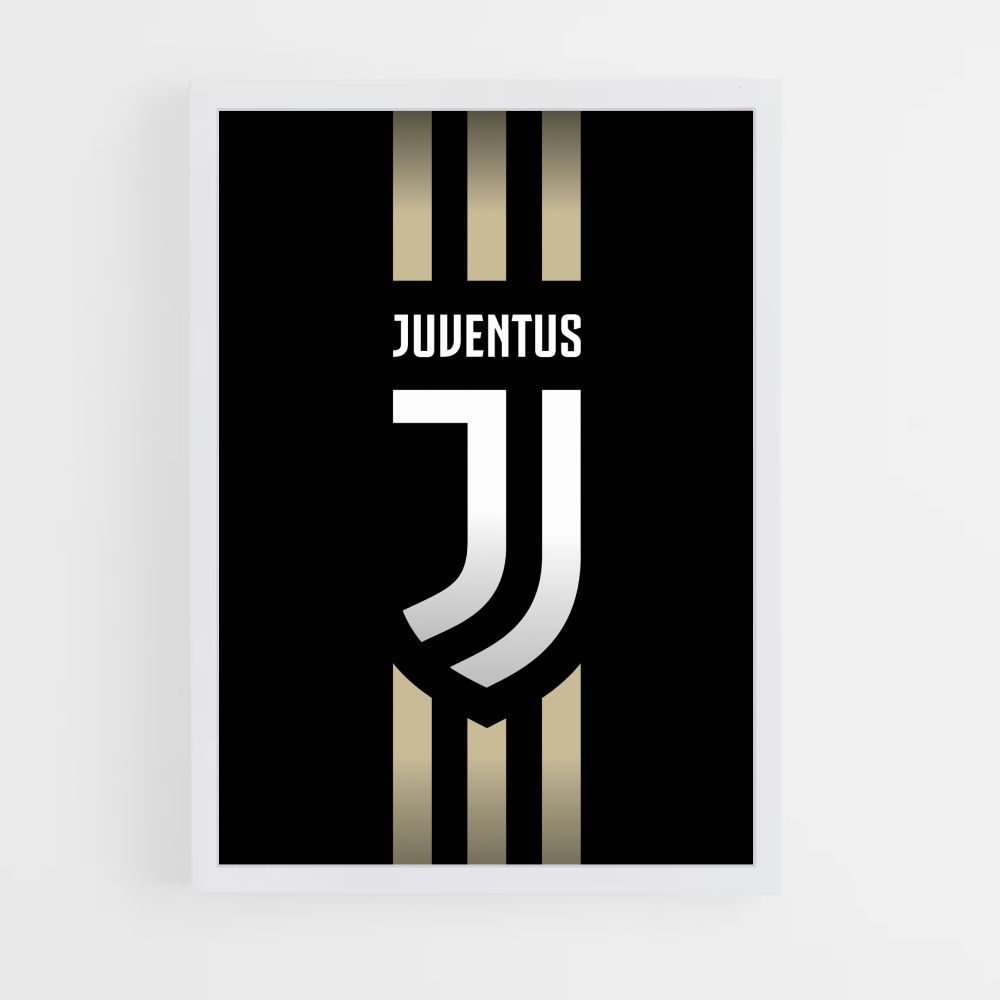 Locandina con logo della Juve