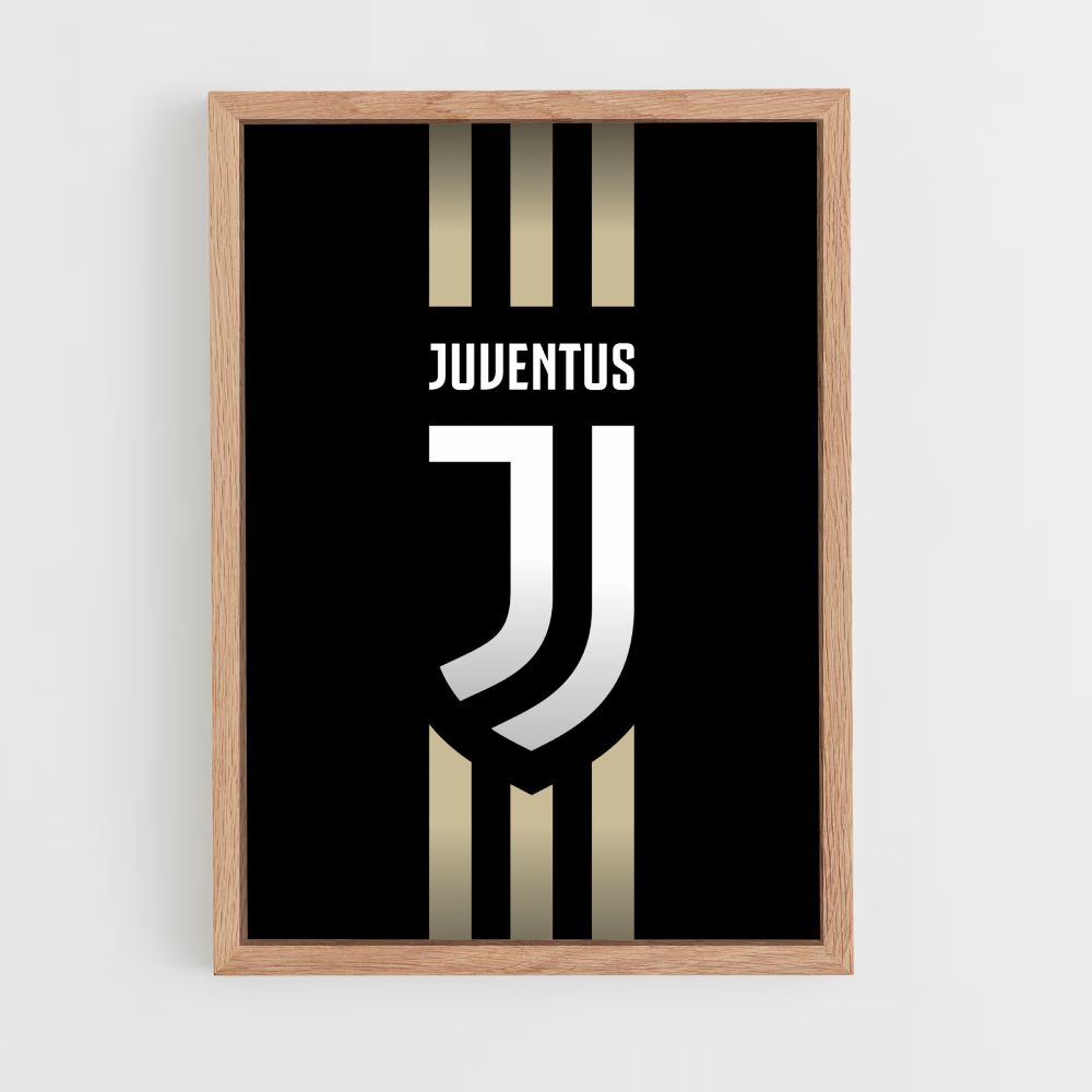 Locandina con logo della Juve