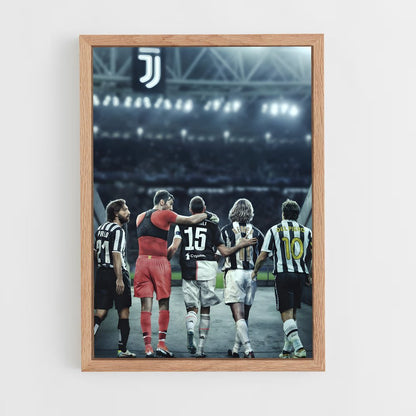 juventus-4 cadre Bois clair