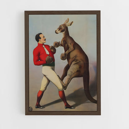 kangaroo-11 cadre Bois foncé