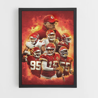 Poster della squadra dei capi di Kansas City