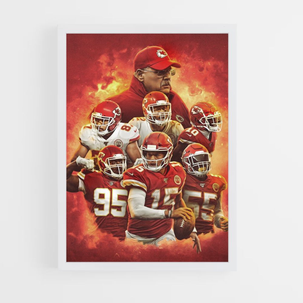 Poster della squadra dei capi di Kansas City