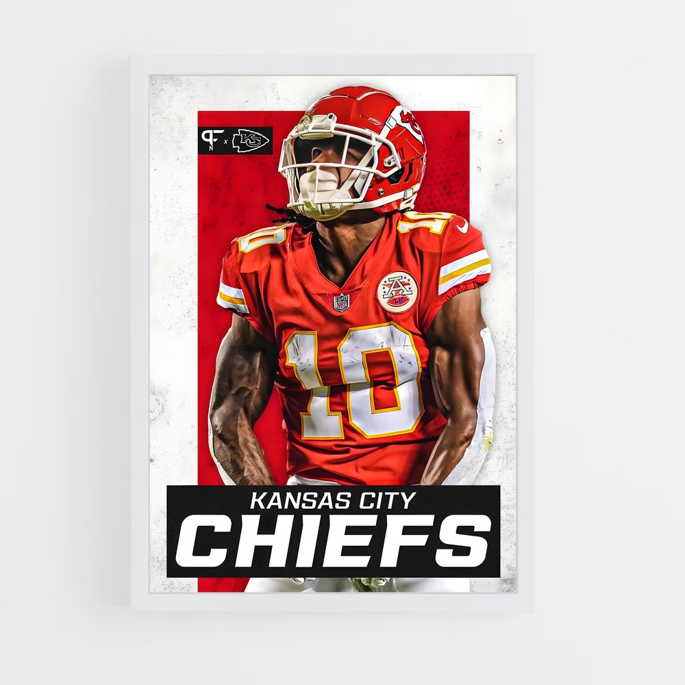 kansas-city-chiefs-2 cadre Blanc