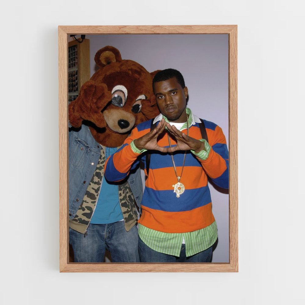 Poster L'orso Kanye West