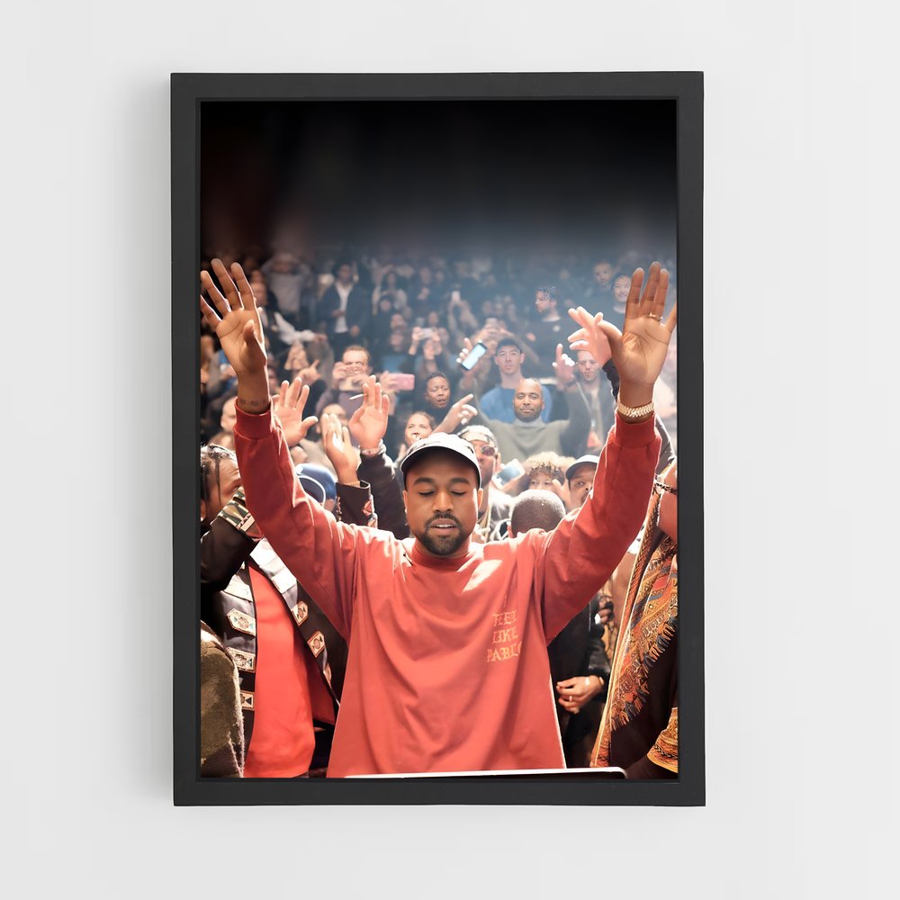 kanye-west-4 cadre Noir