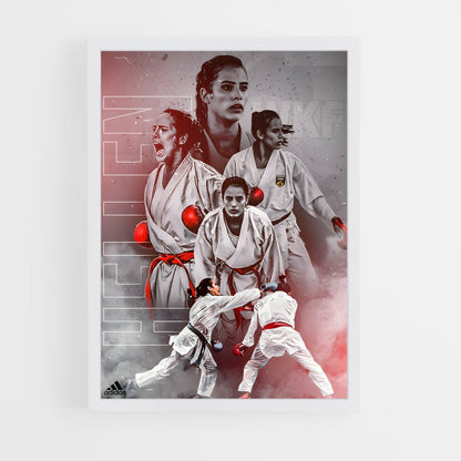 karate-11 cadre Blanc