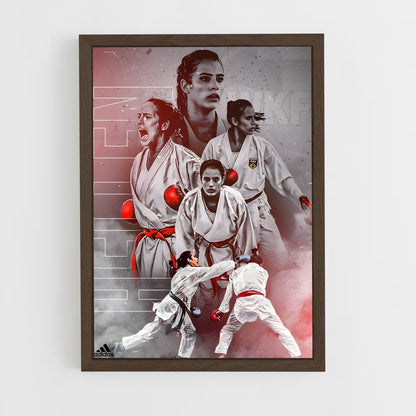 karate-11 cadre Bois foncé