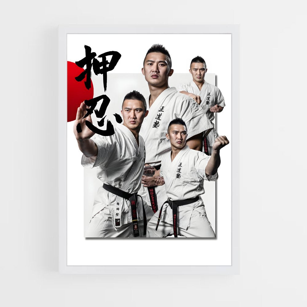 karate-12 cadre Blanc