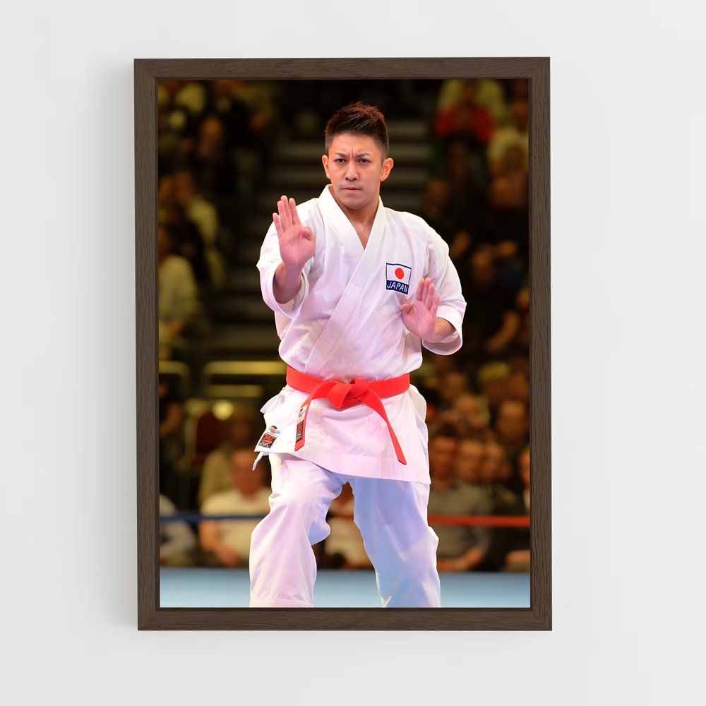 karate-14 cadre Bois foncé