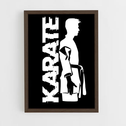karate-5 cadre Bois foncé