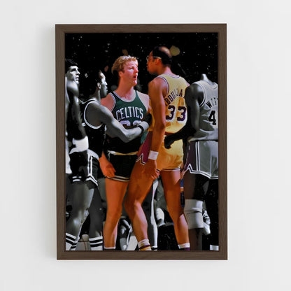 kareem-abdul-jabbar-1 cadre Bois foncé