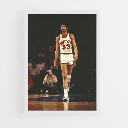 kareem-abdul-jabbar-9 cadre Blanc