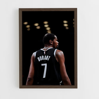 kevin-durant-1 cadre Bois foncé