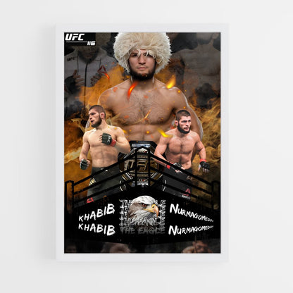 khabib-5 cadre Blanc