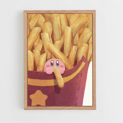 Poster Kirby patatine fritte