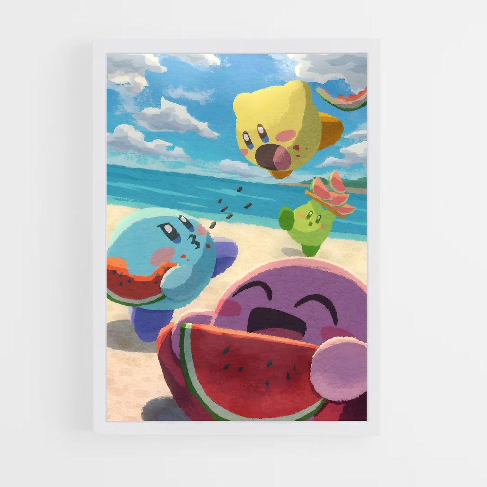 kirby-5 cadre Blanc