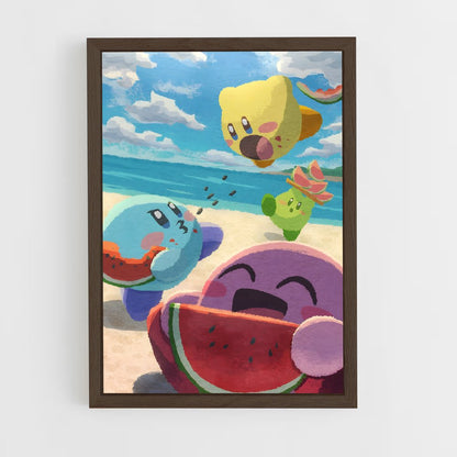 kirby-5 cadre Bois foncé