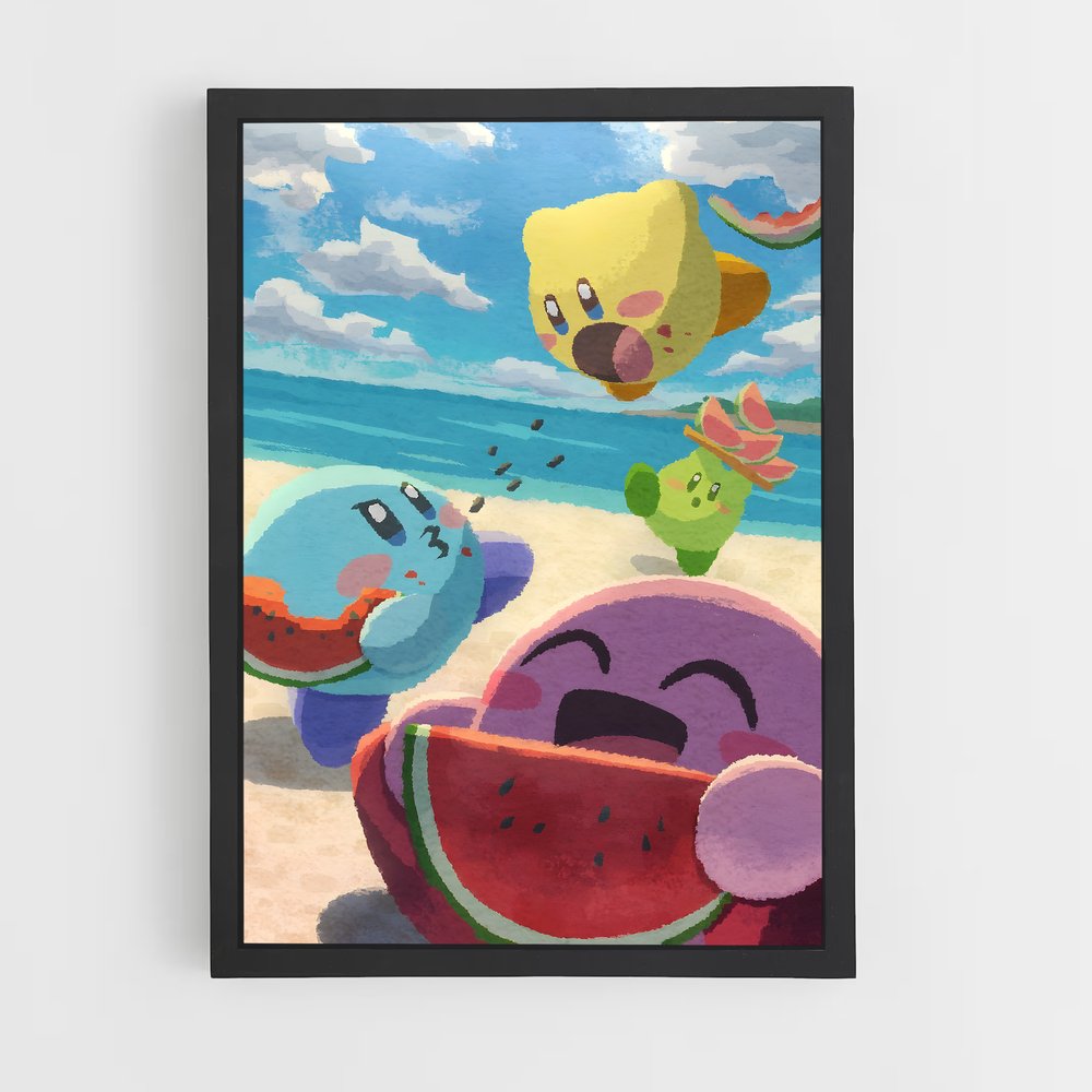 kirby-5 cadre Noir