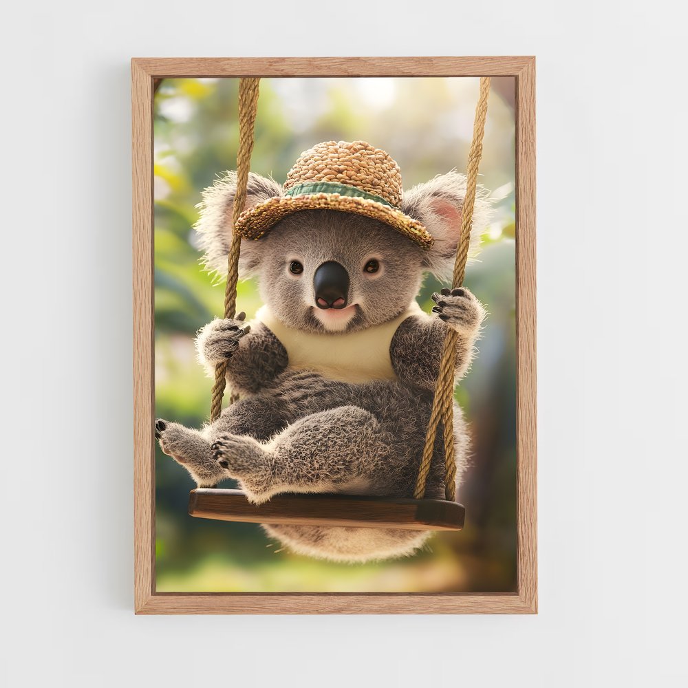 koala-2 cadre Bois clair