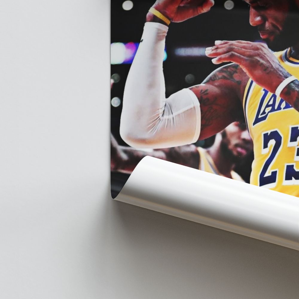 Poster muscoloso di Kobe Bryant