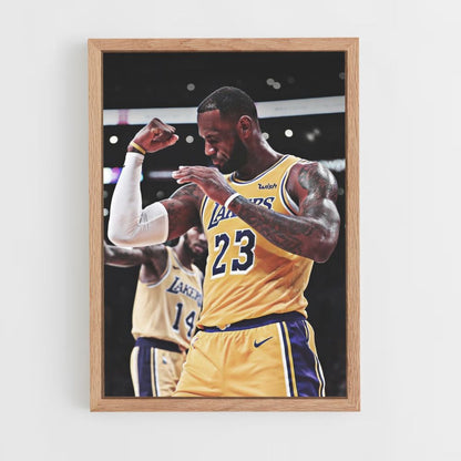 Poster muscoloso di Kobe Bryant