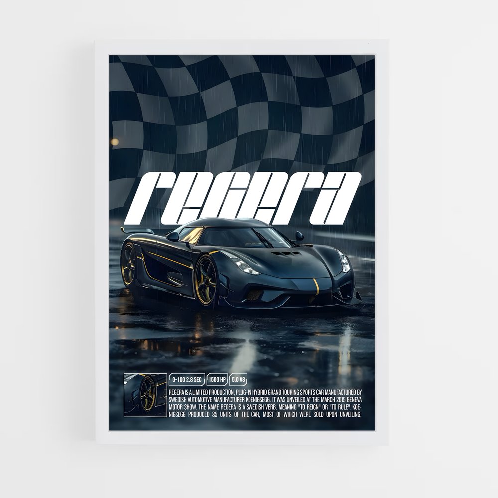 koenigsegg-6 cadre Blanc