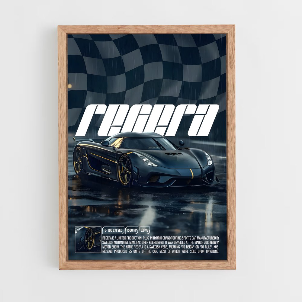 koenigsegg-6 cadre Bois clair