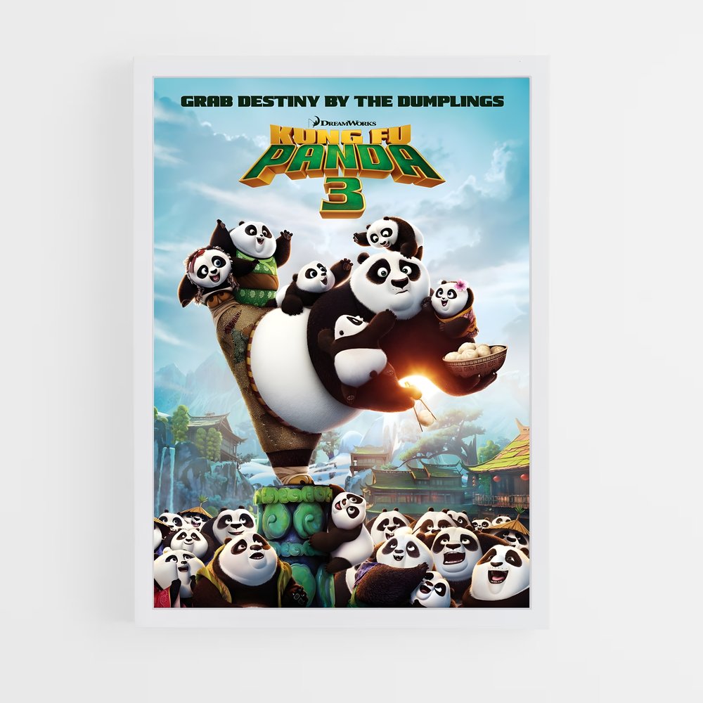 kung-fu-panda-5 cadre Blanc