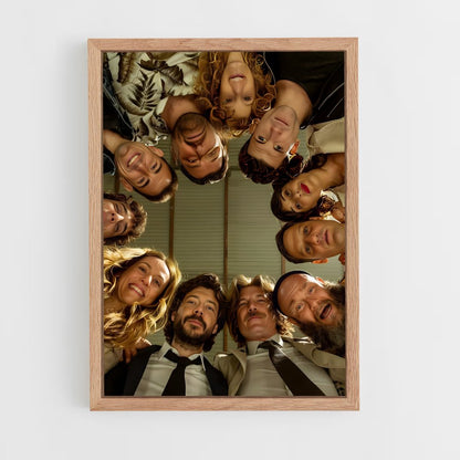 la-casa-de-papel-10 cadre Bois clair
